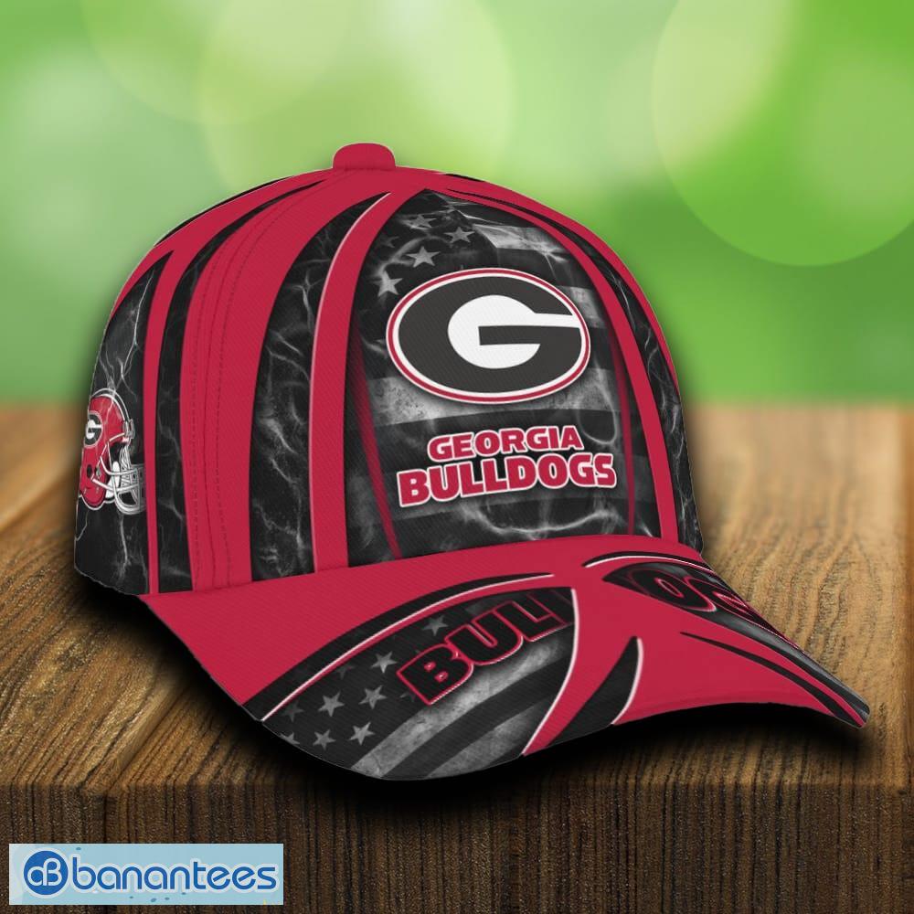 georgia bulldogs usa flag patriotic cap hat print independence day for fans image Georgia Bulldogs USA Flag Patriotic Cap & Hat Print Independence Day For Fans - Georgia Bulldogs USA Flag Patriotic Cap_1
