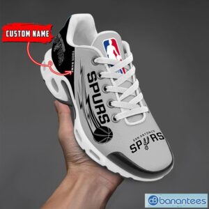 San Antonio Spurs NBA Air Cushion Sports Shoes Custom Name TN Sneakers For Fans Product Photo 1
