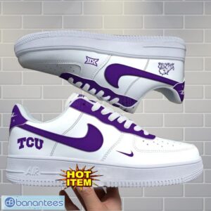 TCU Horned Frogs Air Force Custom Name AF1 Air Force Sneakers Product Photo 1