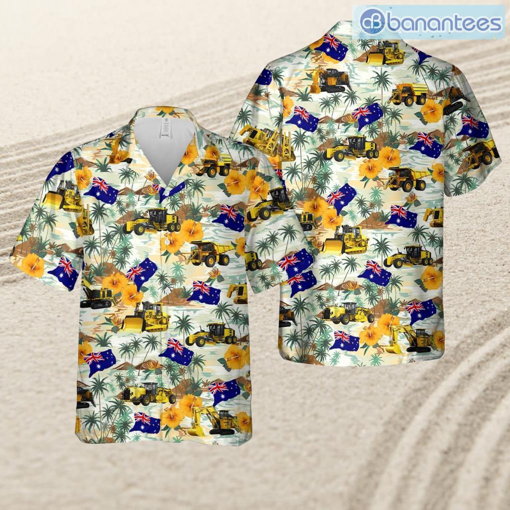 heavy mining equipment australia tropical beach hawaiian shirt image Heavy Mining Equipment Australia Tropical Beach Hawaiian Shirt Product Photo 1