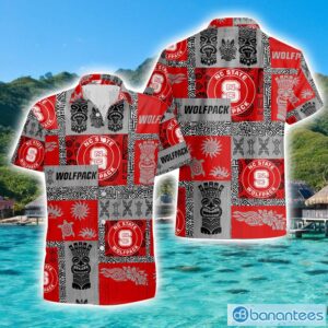 NC State Wolfpack Hawaiian Tiki Vintage Patterns Hawaiian Shirt Summer Gift Product Photo 1