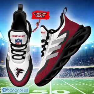Atlanta Falcons NFL Max Soul Shoes Sneakers Custom Name Big Striped Sneakers For Fans Product Photo 3