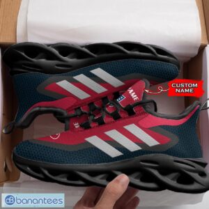 Houston Texans NFL Max Soul Shoes Sneakers Custom Name Big Striped Sneakers For Fans Product Photo 4