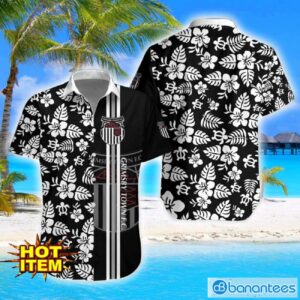 Grimsby Town Turtle Flower Pattern Aloha Hawaiian Shirt And Shorts Beach Set For Men And Women Product Photo 1