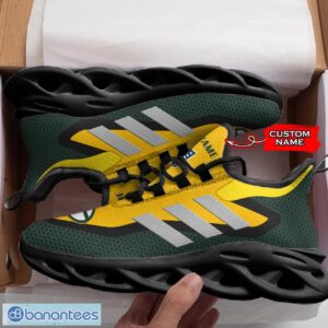 Green Bay Packers NFL Max Soul Shoes Sneakers Custom Name Big Striped Sneakers For Fans Product Photo 4