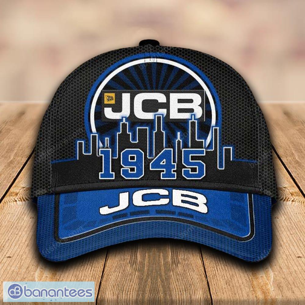 jcb cap and hat blue black for mens gift fans summer all over print image JCB Cap And Hat Blue Black For Mens Gift Fans Summer All Over Print - JCB Cap And Hat Blue Black For Mens Gift Fans Summer All Over Print