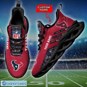 Houston Texans NFL Max Soul Shoes Sneakers Custom Name All Printed Logo Team For Fans Product Photo 3