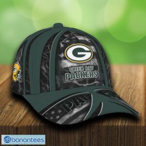 Green Bay Packers USA Flag Patriotic Cap & Hat Print Independence Day For Fans - Green Bay Packers USA Flag Patriotic Cap_1