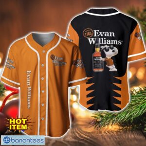 Evan Williams Snoopy Baseball Jersey Shirt For Snoopy Lovers Gift Ideas Product Photo 1