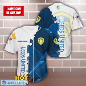 Leeds United F.C Personalized Name 3D Baseball Jersey Shirt Product Photo 1