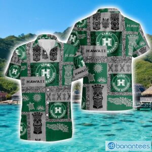 Hawaii Rainbow Warriors Hawaiian Tiki Vintage Patterns Hawaiian Shirt Summer Gift Product Photo 1