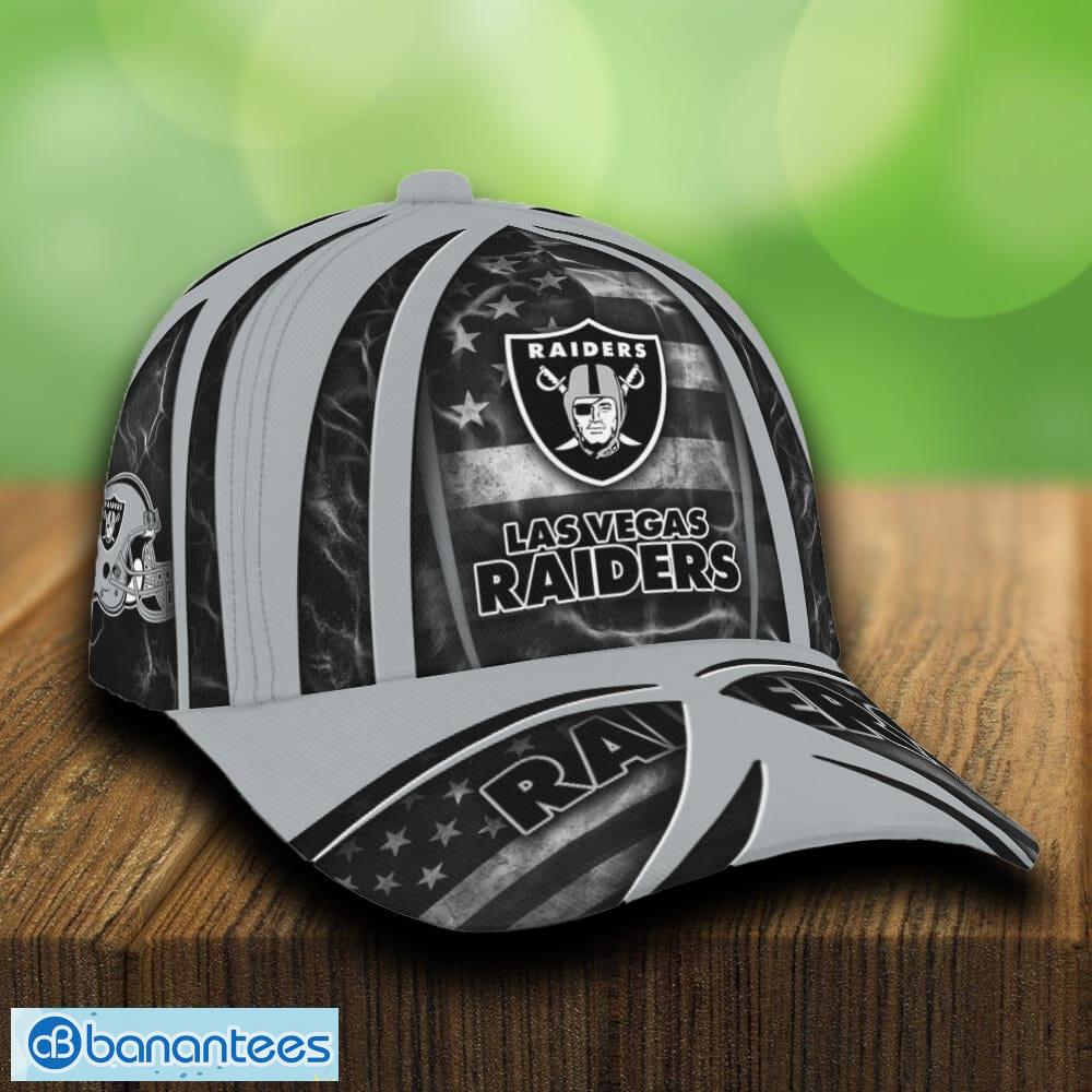 las vegas raiders usa flag patriotic cap hat print independence day for fans image Las Vegas Raiders USA Flag Patriotic Cap & Hat Print Independence Day For Fans - Las Vegas Raiders USA Flag Patriotic Cap_1