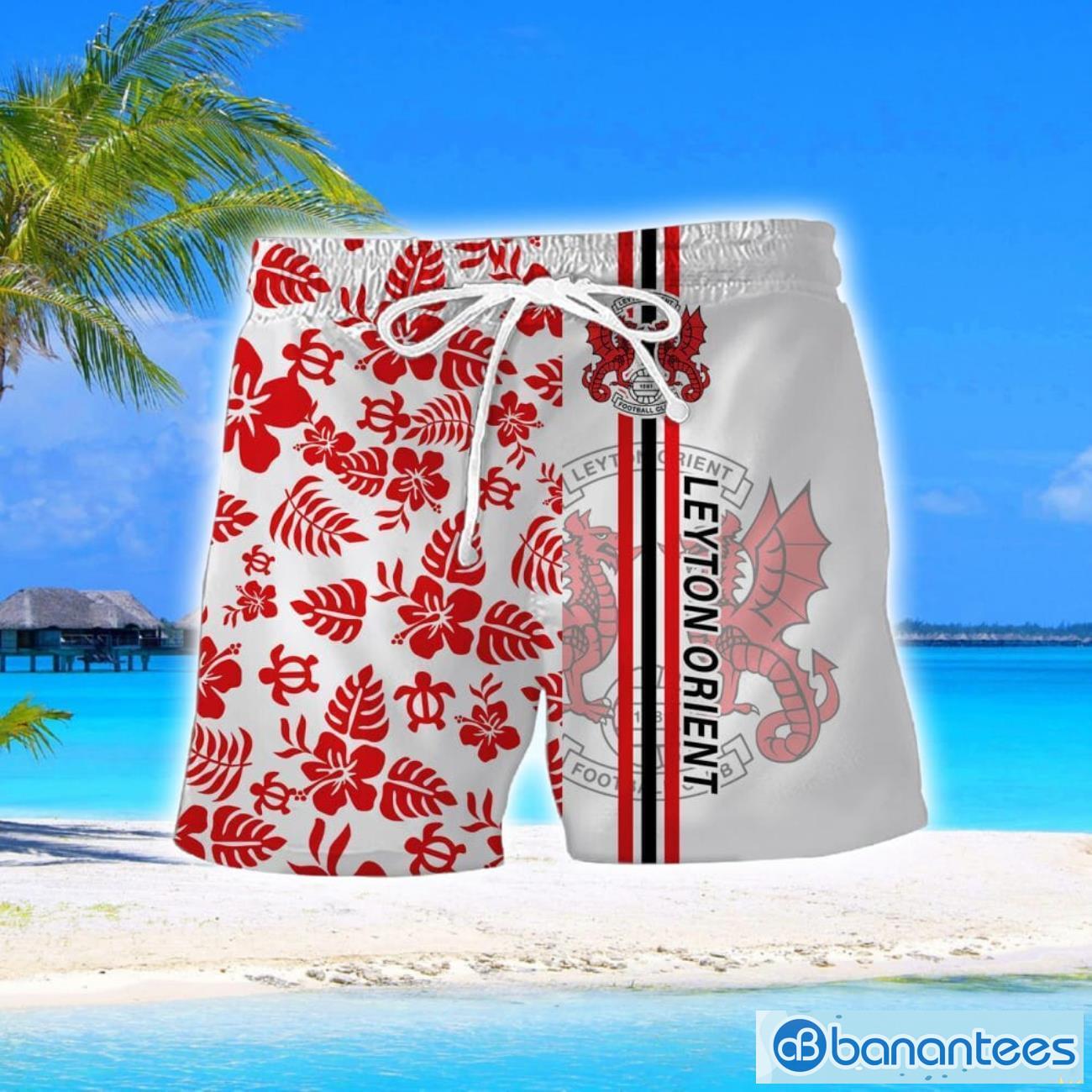 leyton orient turtle flower pattern aloha hawaiian shirt and shorts beach set for men and women 1 image Leyton Orient Turtle Flower Pattern Aloha Hawaiian Shirt And Shorts Beach Set For Men And Women Product Photo 2