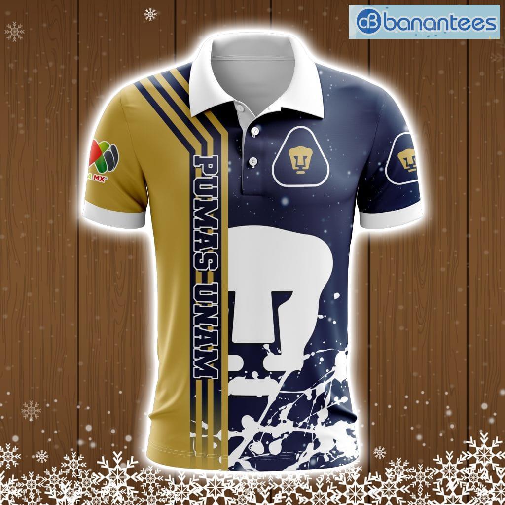 liga mx pumas unam new design polo shirt for fan new fashion image LIGA MX Pumas UNAM New Design Polo Shirt For Fan New Fashion Product Photo 1