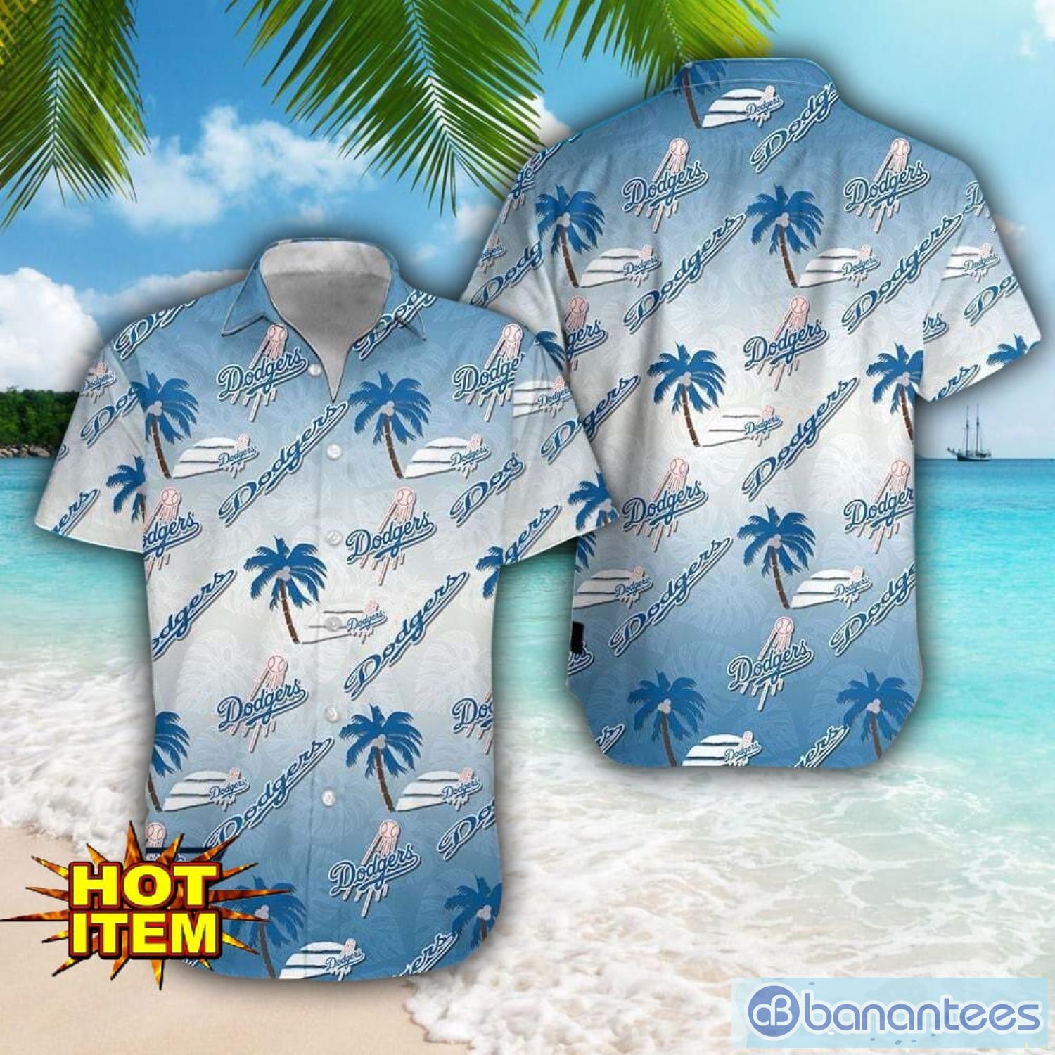 los angeles dodgers hawaii 3d printing tropical hawaiian shirt for men and women beach summer gift image Los Angeles Dodgers Hawaii 3D Printing Tropical Hawaiian Shirt For Men And Women Beach Summer Gift Product Photo 1