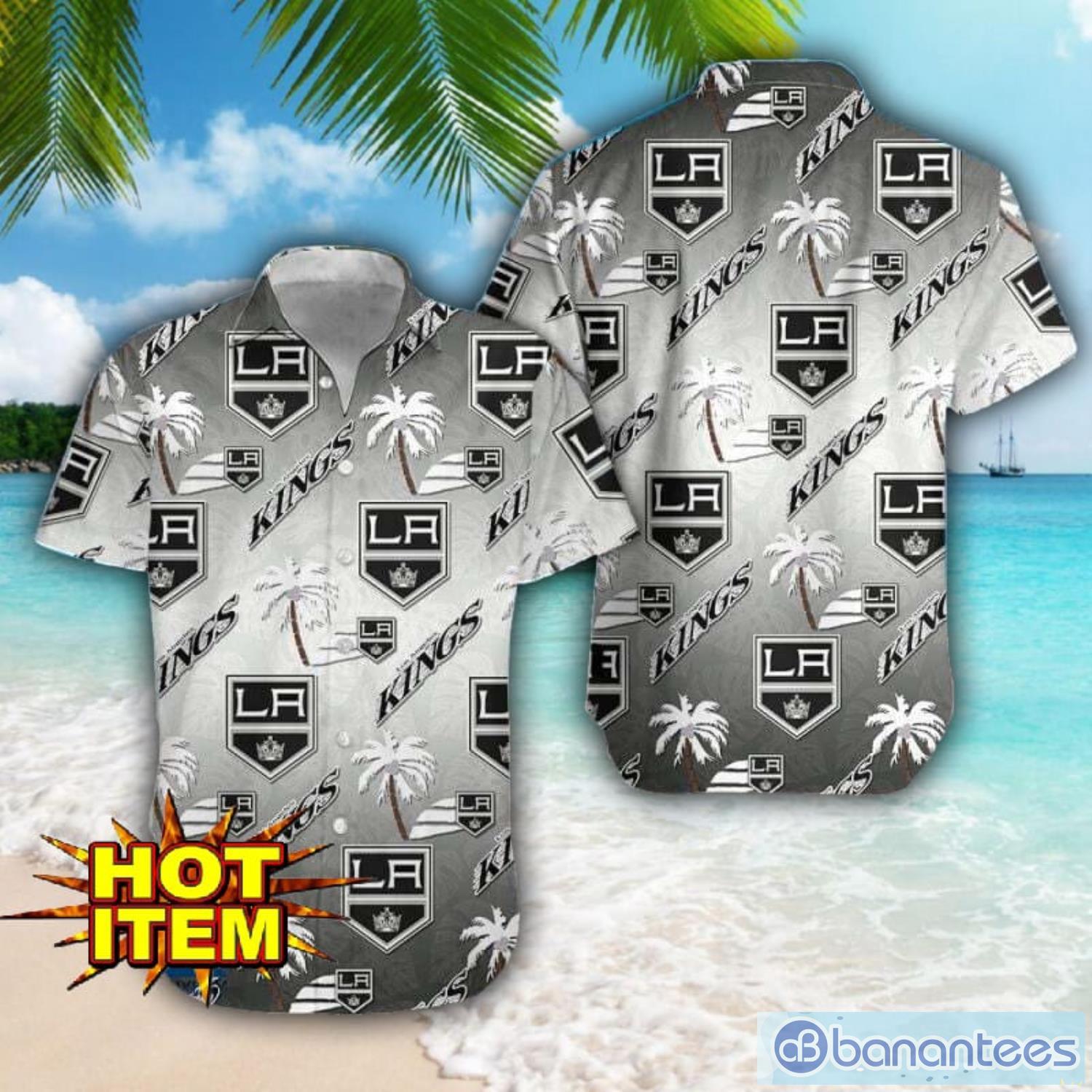 los angeles kings hawaii 3d printing tropical hawaiian shirt for men and women beach summer gift image Los Angeles Kings Hawaii 3D Printing Tropical Hawaiian Shirt For Men And Women Beach Summer Gift Product Photo 1