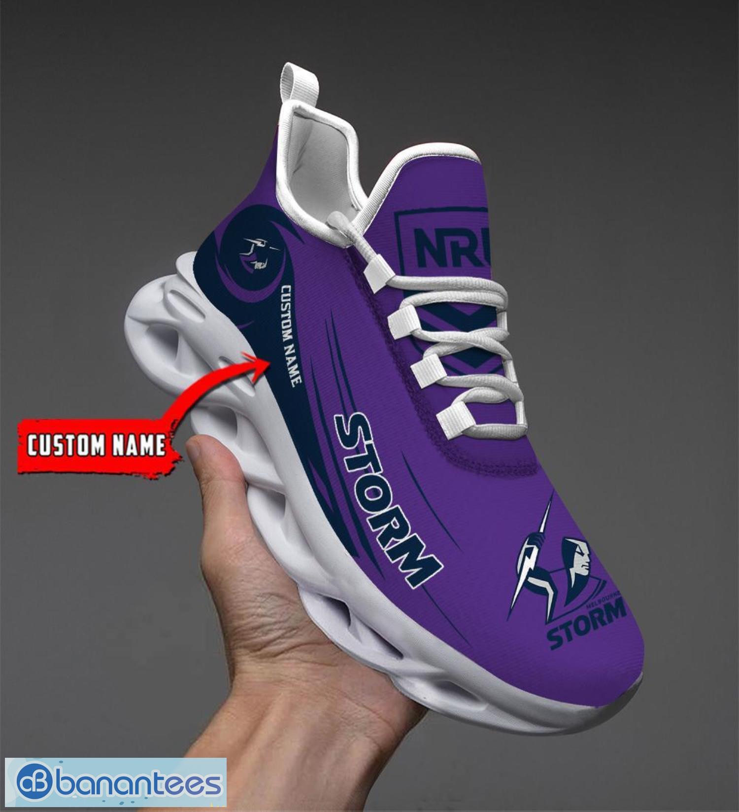 melbourne storm personalized name gift max soul shoes men women team shoes image Melbourne Storm Personalized Name Gift Max Soul Shoes Men Women Team Shoes Product Photo 1