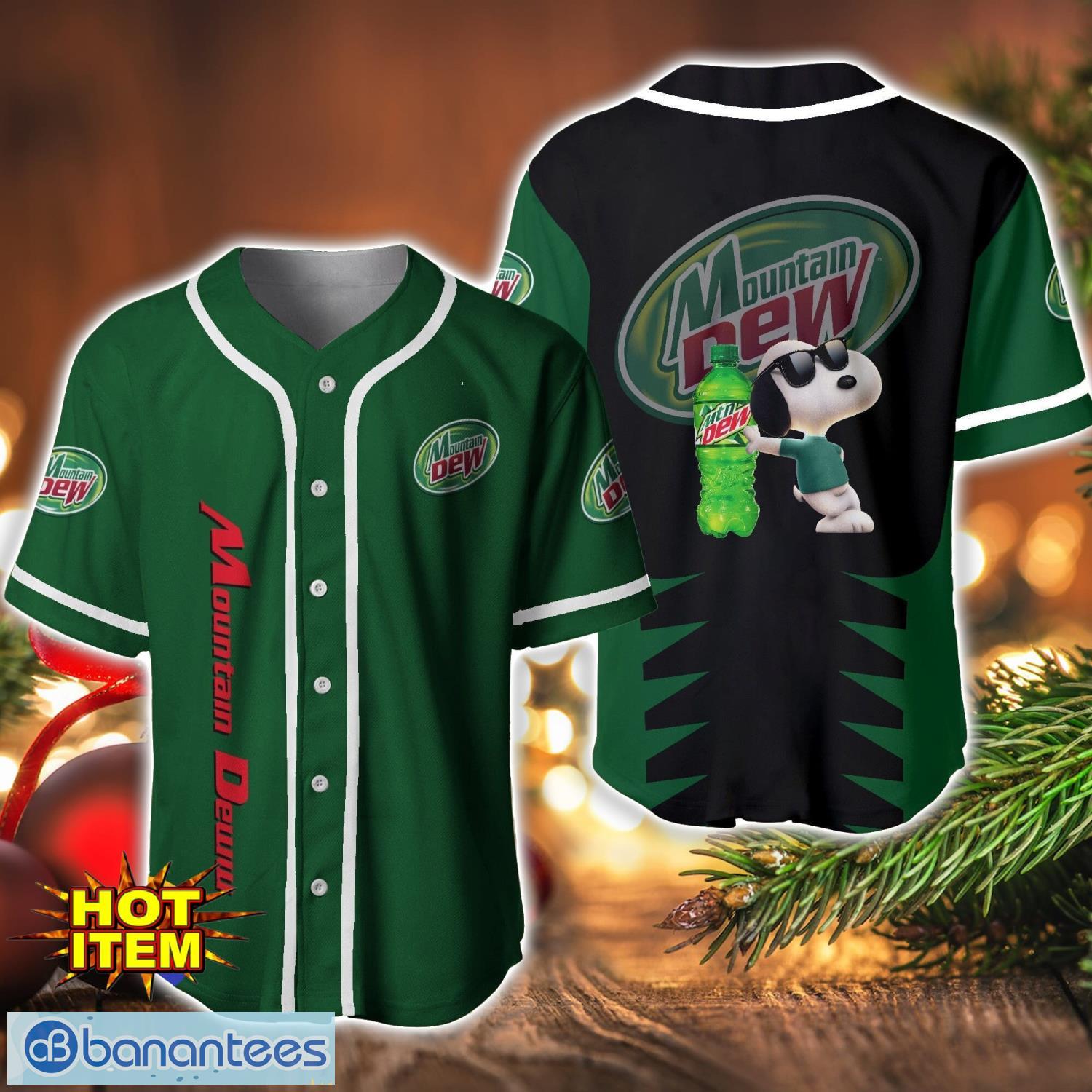 mountain dew snoopy baseball jersey shirt for snoopy lovers gift ideas image Mountain Dew Snoopy Baseball Jersey Shirt For Snoopy Lovers Gift Ideas Product Photo 1