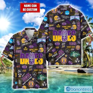 Albany Great Danes Football Beach Shirts Logo Custom Name Hawaiian Shirt Product Photo 1