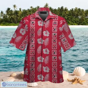 NFL Atlanta Falcons Small Logo Design Red Shirt Hawaiian Shirt Product Photo 1