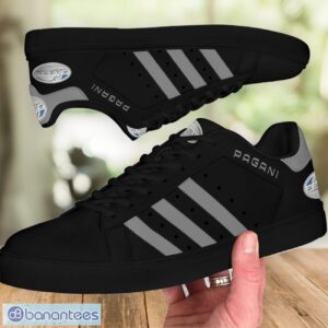 Pagani Automobili Low Top Skate Shoes Vintage Striped Shoes Gift For Men And Women Product Photo 4