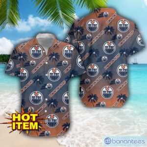 Edmonton Oilers Hawaii 3D Printing Tropical Hawaiian Shirt For Men And Women Beach Summer Gift Product Photo 1