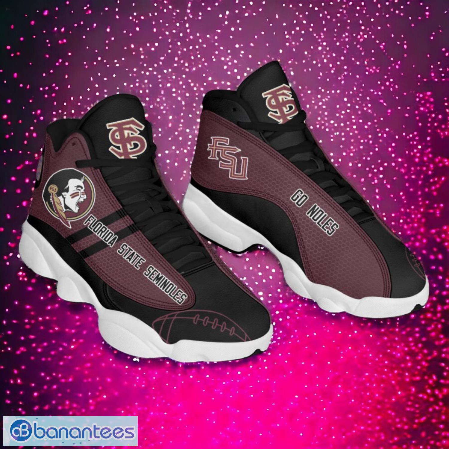 ncaa florida state seminoles logo design gift for fans air jordan 13 shoes image NCAA Florida State Seminoles Logo Design Gift For Fans Air Jordan 13 Shoes Product Photo 1