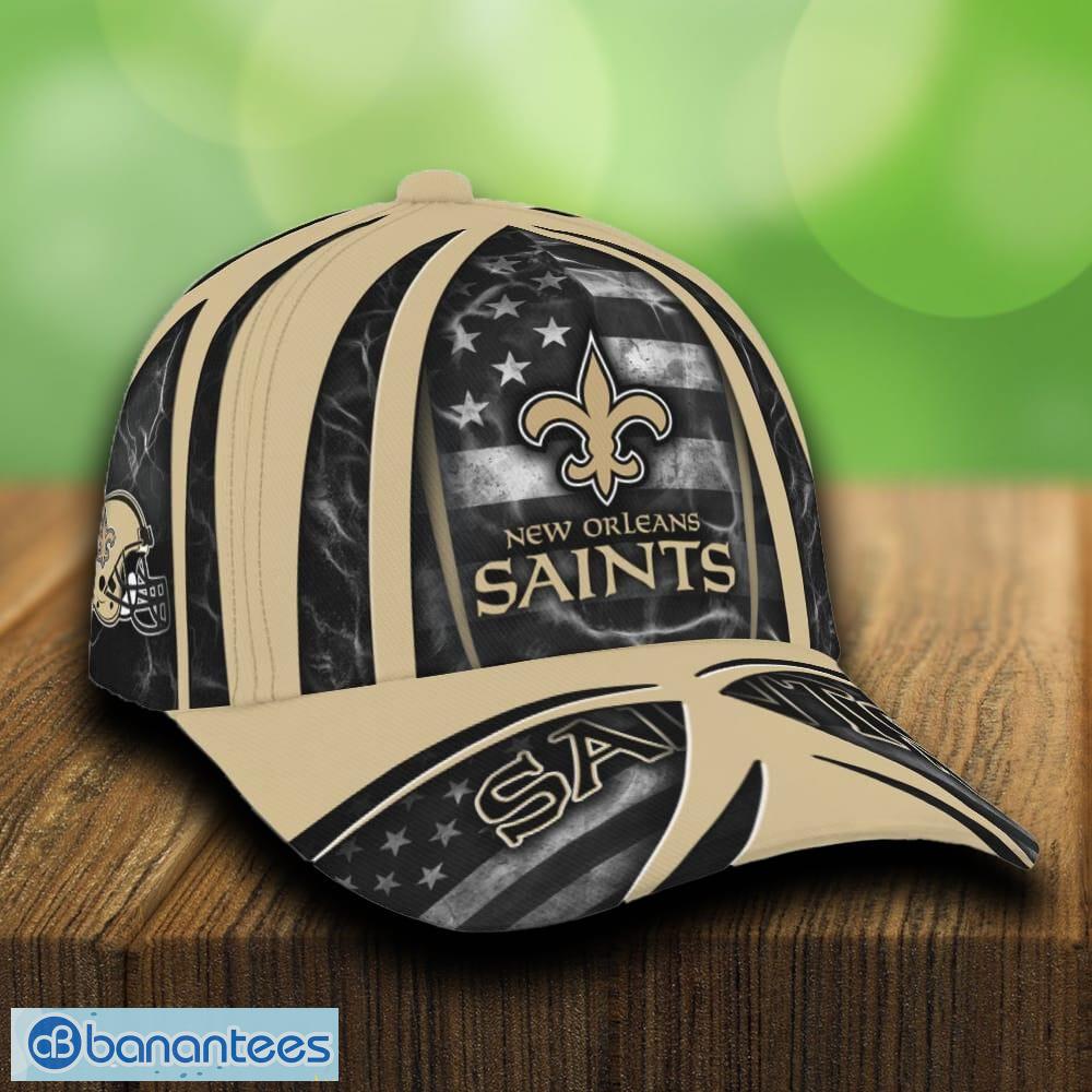 new orleans saints usa flag patriotic cap hat print independence day for fans image New Orleans Saints USA Flag Patriotic Cap & Hat Print Independence Day For Fans - New Orleans Saints USA Flag Patriotic Cap_1
