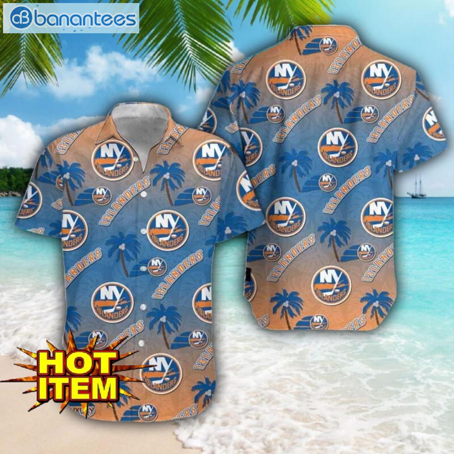 new york islanders hawaii 3d printing tropical hawaiian shirt for men and women beach summer gift image New York Islanders Hawaii 3D Printing Tropical Hawaiian Shirt For Men And Women Beach Summer Gift Product Photo 1