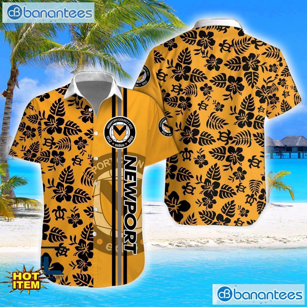newport county turtle flower pattern aloha hawaiian shirt and shorts beach set for men and women image Newport County Turtle Flower Pattern Aloha Hawaiian Shirt And Shorts Beach Set For Men And Women Product Photo 1