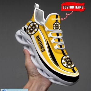 NHL Boston Bruins Sneakers Clunky Max Soul Shoes Men Women Team Shoes Product Photo 5