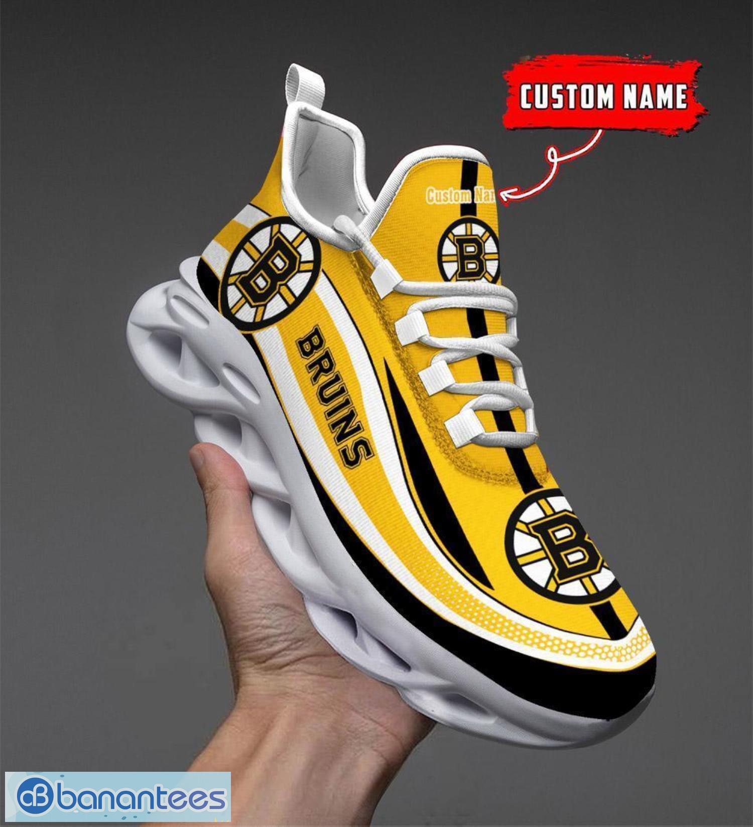 nhl boston bruins sneakers clunky max soul shoes men women team shoes 4 image NHL Boston Bruins Sneakers Clunky Max Soul Shoes Men Women Team Shoes Product Photo 5