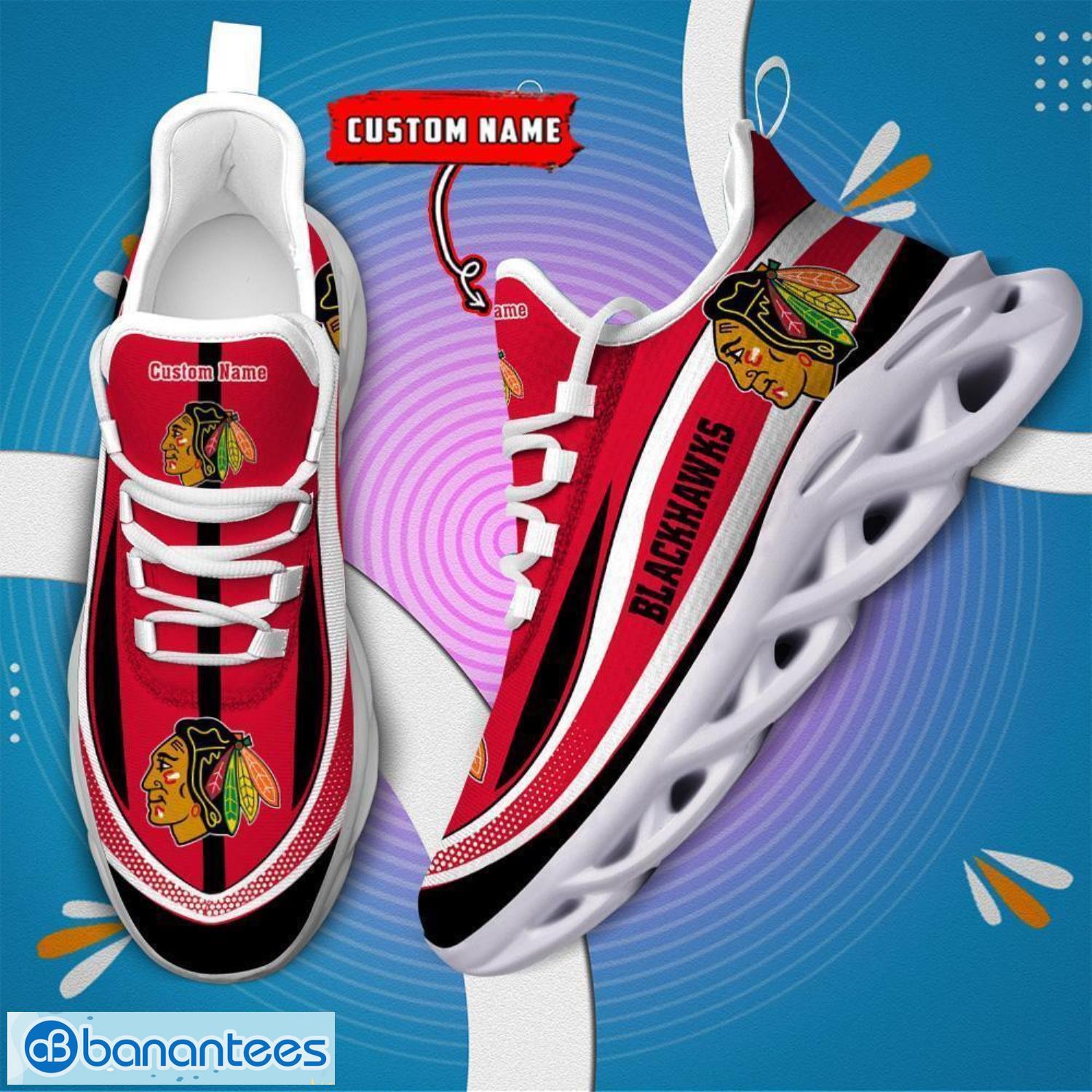 nhl chicago blackhawks sneakers clunky max soul shoes men women team shoes image NHL Chicago Blackhawks Sneakers Clunky Max Soul Shoes Men Women Team Shoes Product Photo 1