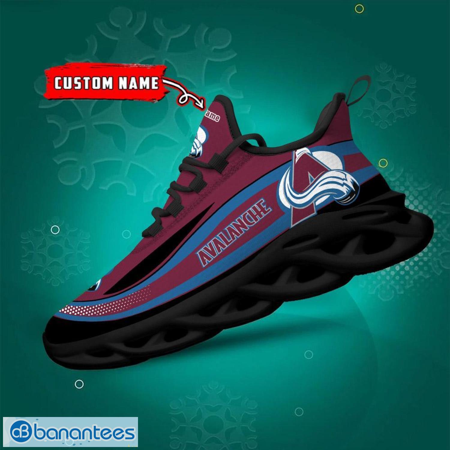 nhl colorado avalanche sneakers clunky max soul shoes men women team shoes 1 image NHL Colorado Avalanche Sneakers Clunky Max Soul Shoes Men Women Team Shoes Product Photo 2