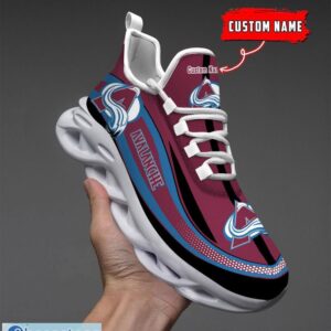 NHL Colorado Avalanche Sneakers Clunky Max Soul Shoes Men Women Team Shoes Product Photo 5