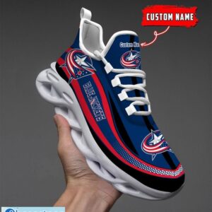 NHL Columbus Blue Jackets Sneakers Clunky Max Soul Shoes Men Women Team Shoes Product Photo 5