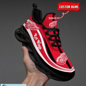 NHL Detroit Red Wings Sneakers Clunky Max Soul Shoes Men Women Team Shoes Product Photo 4