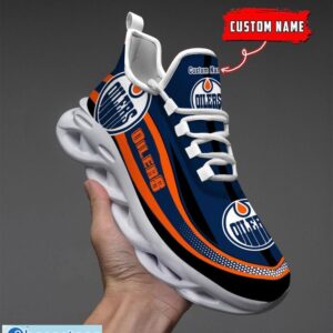 NHL Edmonton Oilers Sneakers Clunky Max Soul Shoes Men Women Team Shoes Product Photo 5