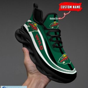 NHL Minnesota Wild Sneakers Clunky Max Soul Shoes Men Women Team Shoes Product Photo 4