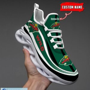NHL Minnesota Wild Sneakers Clunky Max Soul Shoes Men Women Team Shoes Product Photo 5