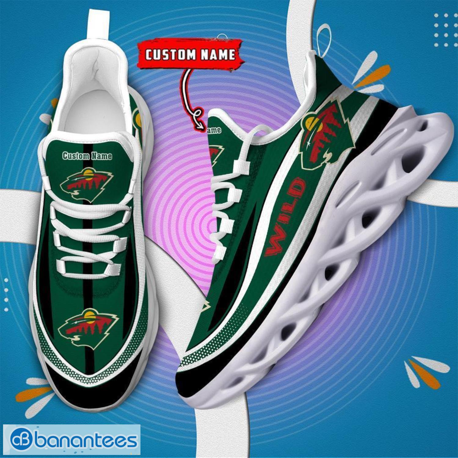 nhl minnesota wild sneakers clunky max soul shoes men women team shoes image NHL Minnesota Wild Sneakers Clunky Max Soul Shoes Men Women Team Shoes Product Photo 1