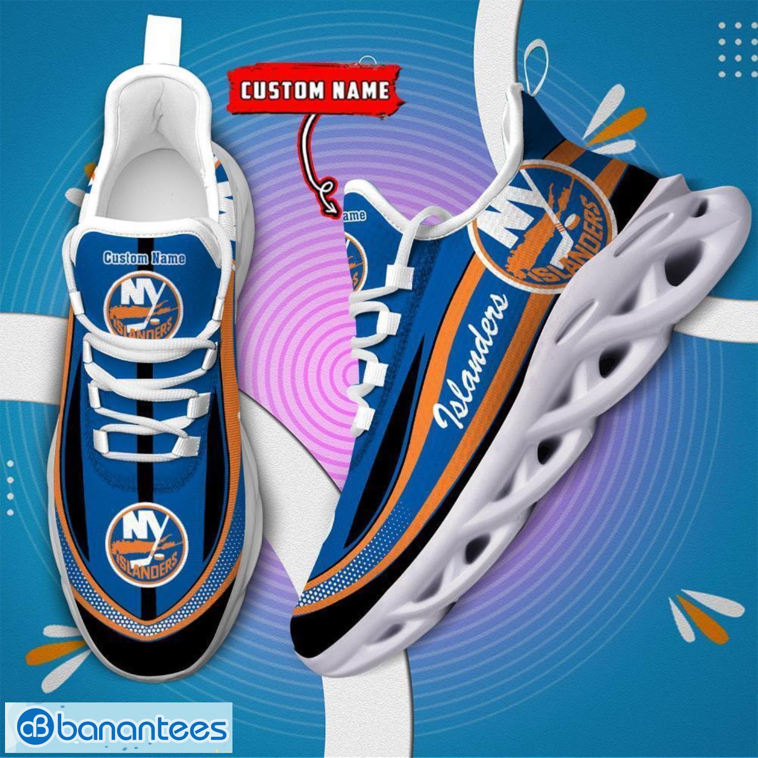 nhl new york islanders sneakers clunky max soul shoes men women team shoes image NHL New York Islanders Sneakers Clunky Max Soul Shoes Men Women Team Shoes Product Photo 1
