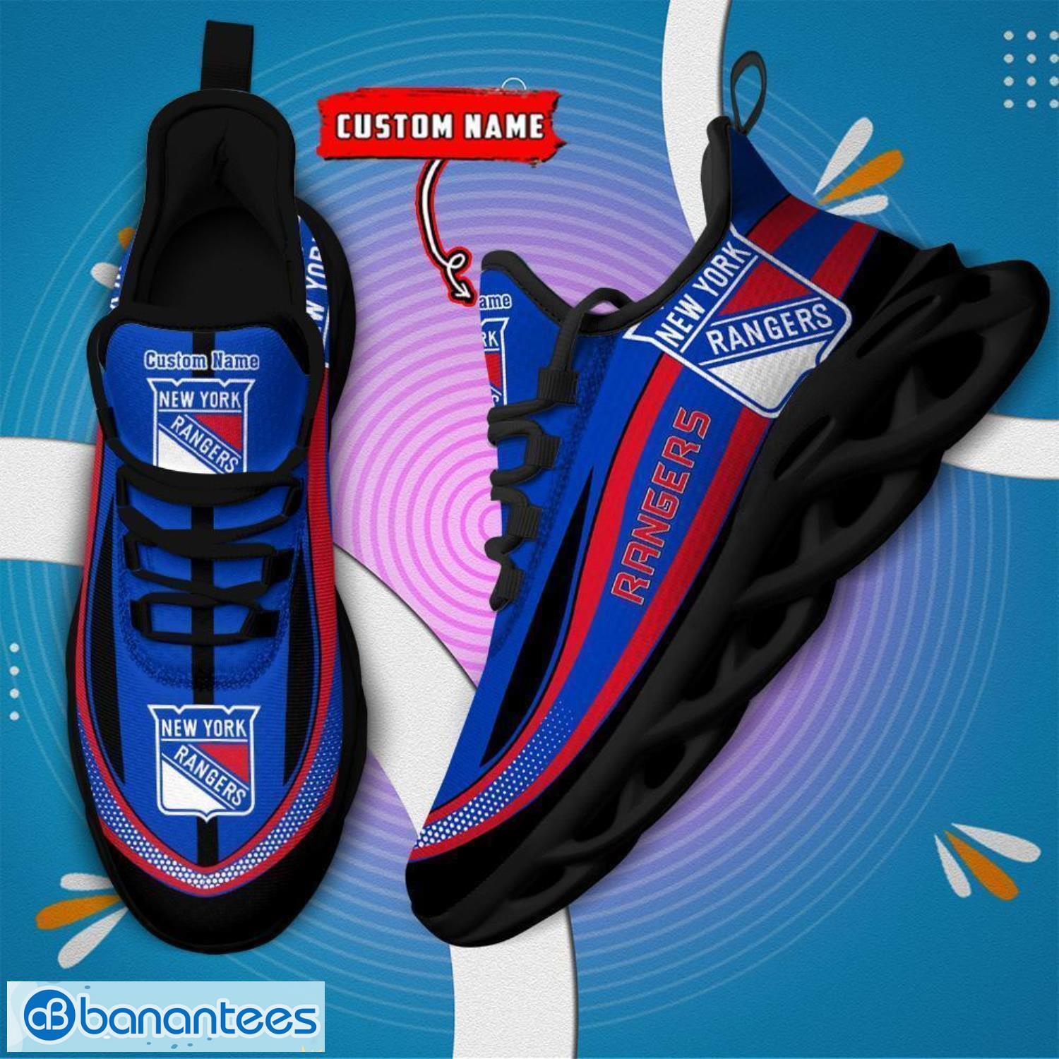 nhl new york rangers sneakers clunky max soul shoes men women team shoes 5 image NHL New York Rangers Sneakers Clunky Max Soul Shoes Men Women Team Shoes Product Photo 6