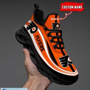 NHL Philadelphia Flyers Sneakers Clunky Max Soul Shoes Men Women Team Shoes Product Photo 4