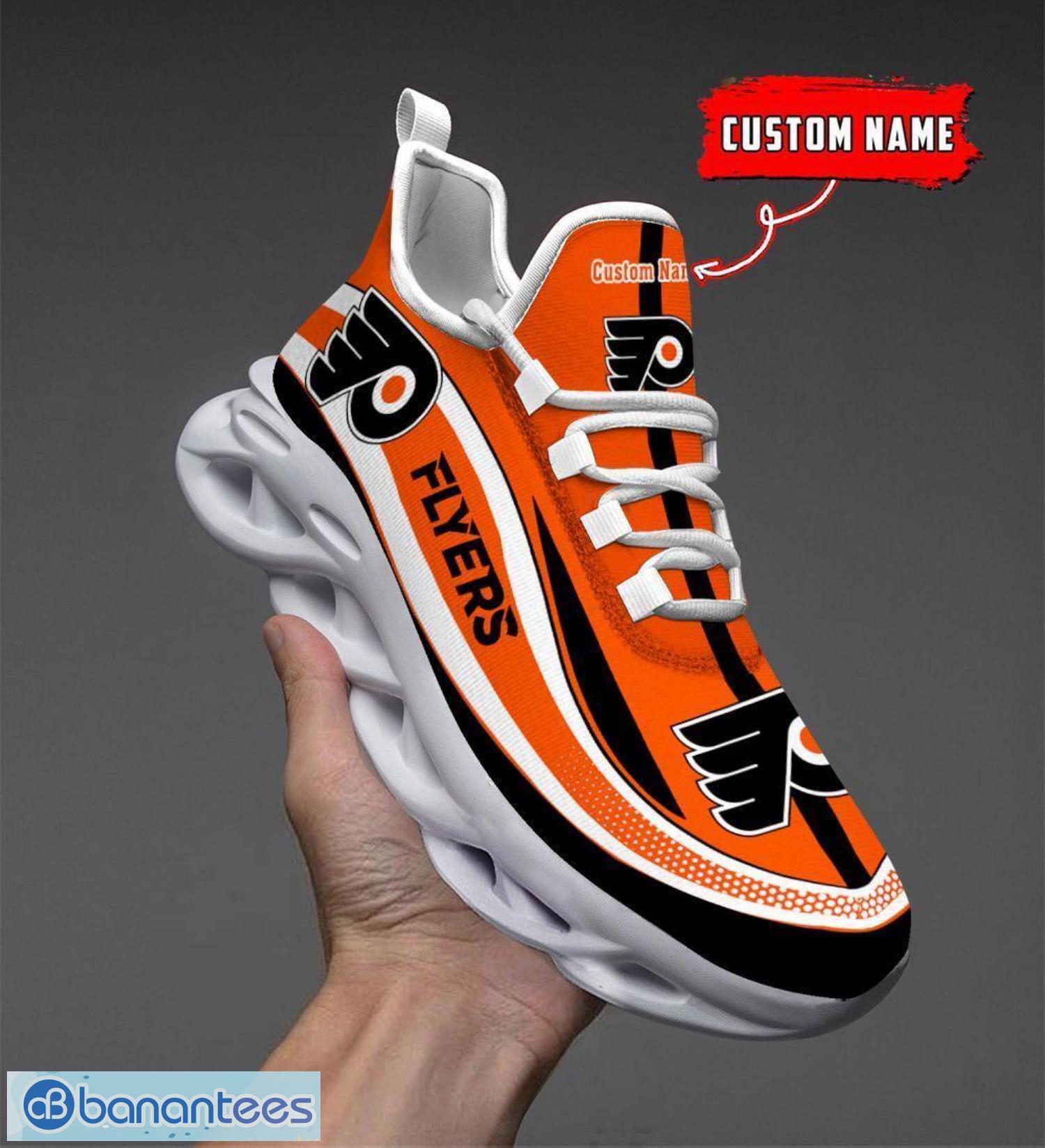 nhl philadelphia flyers sneakers clunky max soul shoes men women team shoes 4 image NHL Philadelphia Flyers Sneakers Clunky Max Soul Shoes Men Women Team Shoes Product Photo 5