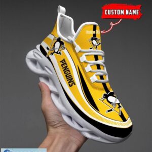 NHL Pittsburgh Penguins Sneakers Clunky Max Soul Shoes Men Women Team Shoes Product Photo 5