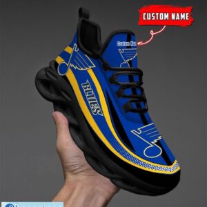 NHL St. Louis Blues Sneakers Clunky Max Soul Shoes Men Women Team Shoes Product Photo 4
