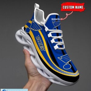 NHL St. Louis Blues Sneakers Clunky Max Soul Shoes Men Women Team Shoes Product Photo 5