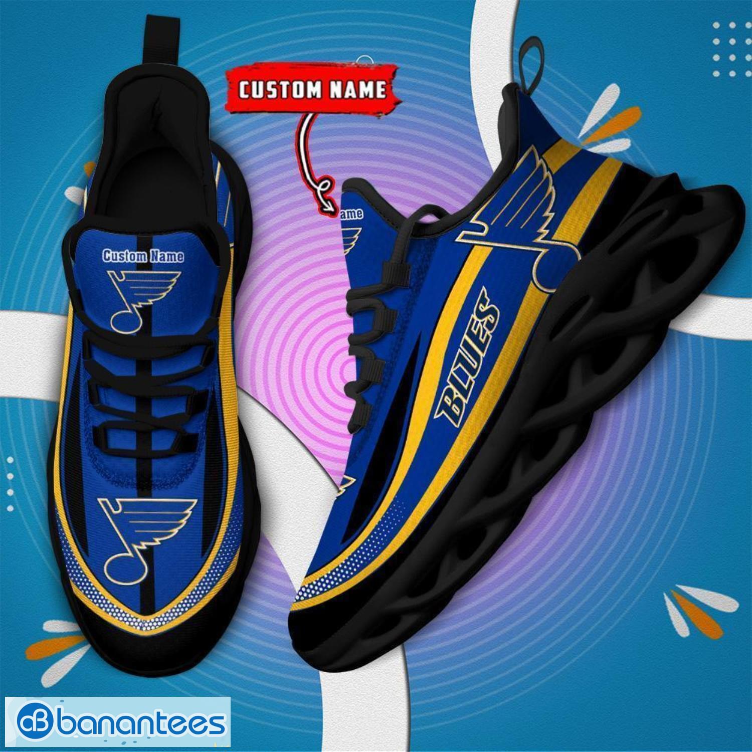 nhl st louis blues sneakers clunky max soul shoes men women team shoes 5 image NHL St. Louis Blues Sneakers Clunky Max Soul Shoes Men Women Team Shoes Product Photo 6