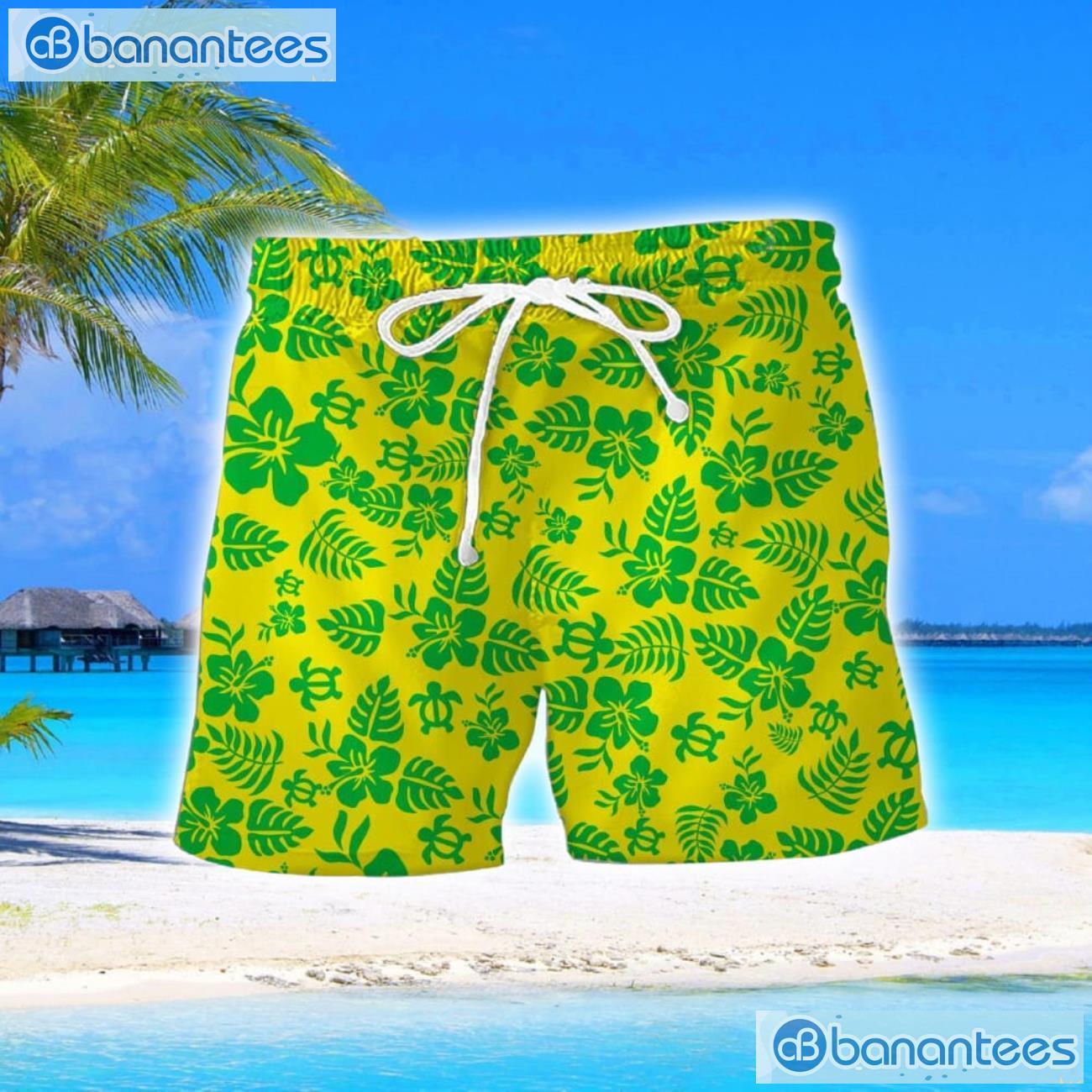 norwich city turtle flower pattern aloha hawaiian shirt and shorts beach set for men and women 1 image Norwich City Turtle Flower Pattern Aloha Hawaiian Shirt And Shorts Beach Set For Men And Women Product Photo 2